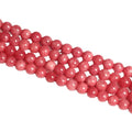 Factory Price 6/8/10mm DIY Round Rhodonite Beads for Jewelry Making Rhodochrosite Polished Red Stone Beads