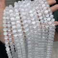Selenite Natural Gemstone Beads Fashion Pearly-white Crystal Healing Energy Beads Unique Beads for Jewelry Making