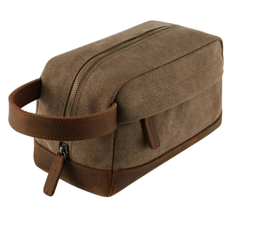 Promotional Custom Printed Canvas Cotton Makeup Cosmetic Bags Travel Make up Pouches with Zipper for Women Girl