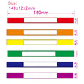 Multicolor Waterproof Anti Fading Colors Custom Wristband Writable Bands Silicone Bracelets