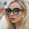 Teenyoun Women Blue Light Blocking Optical Eyeglasses Frame Oversized Irregular Anti-Blue Light Optical Glasses Frame Wholesale