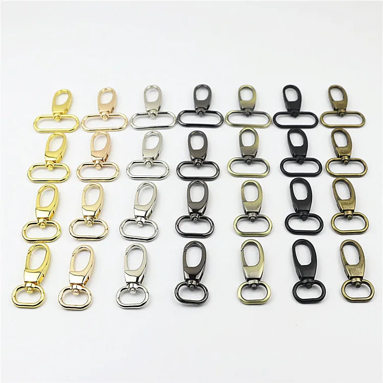 Custom Brass/Zinc Alloy Metal Swivel Snap Hook Dog Hook Lanyard for Luggage Handbags
