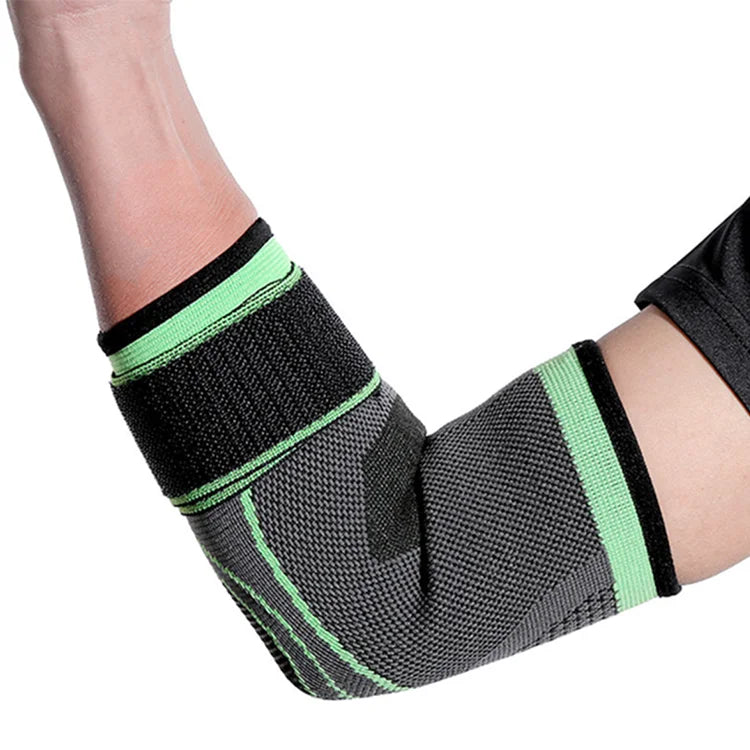 Sports Basketball Outdoor Adult Weightlifting Fitness Brace Nylon Spandex Thick Professional Protection Flexible Elbow Pad