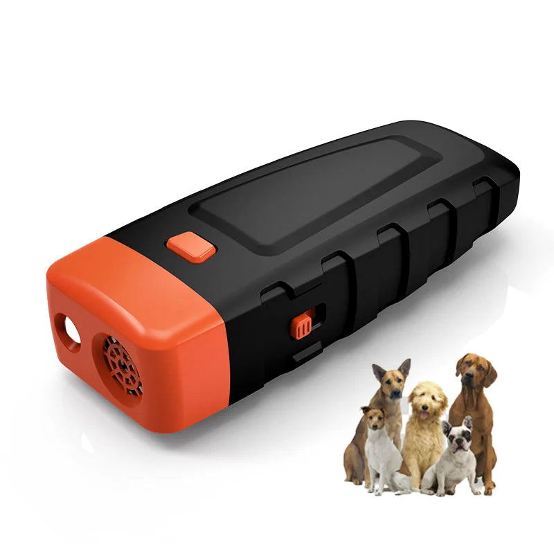 NEW Rechargeable Ultrasonic Dog Repeller  Battery Life Outdoor Bark Control Device