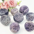 Wholesale Natural Spiritual Products Meditation Purple Grape Agate Sphere for Decoration