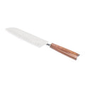 7 Inch 3cr13 Stainless Steel Kitchen Knife Ergonomic Pakka Wood Handle Kitchen Santoku Knife