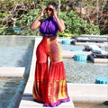2023 Sexy Casual Printed Wide Legged Strappy Backless Women Clothes Suit