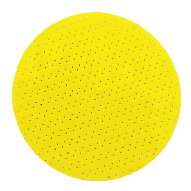 SDA A204-DKD 9" Drywall Sanding Disc 225mm Multi-holes Yellow Aluminum Oxide 40-240 Grit Medium Soft Hook Loop Dust Free