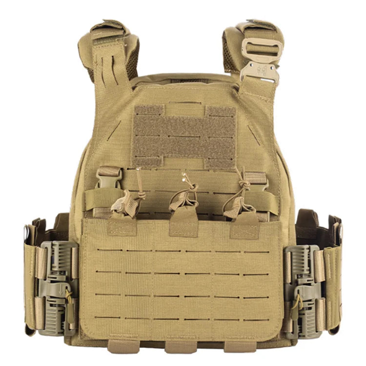 Quick Release Assault Vest Tactical Gear Combat Molle Modular Plate Carrier