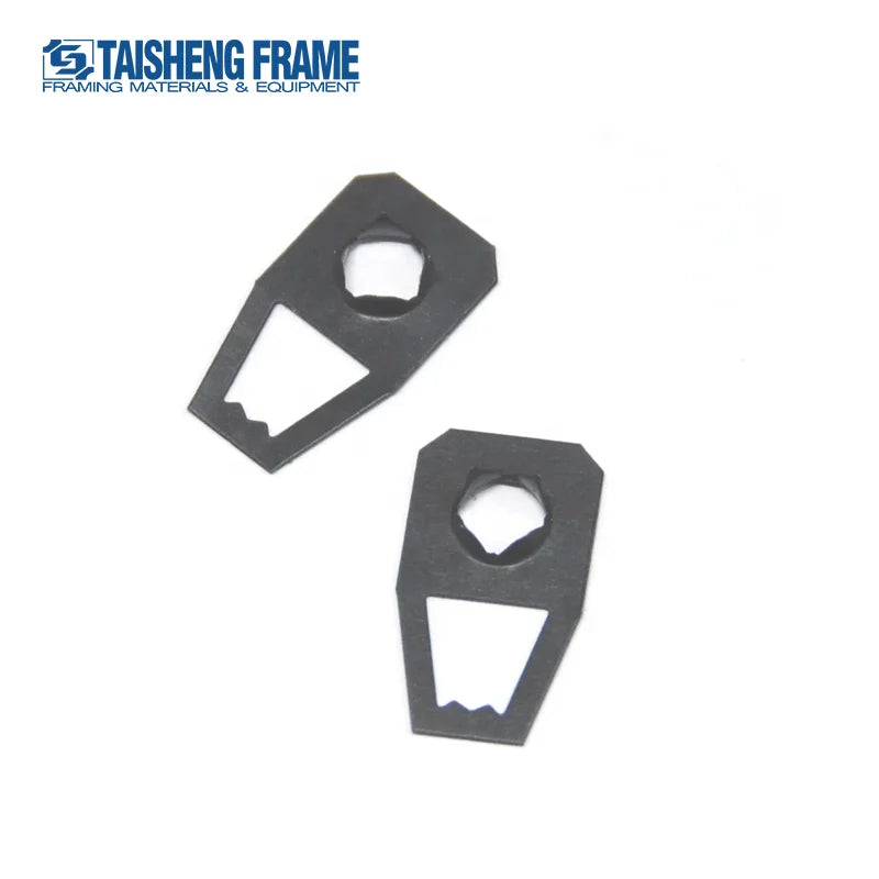TS-K091 Black Single Hole Sawtooth Frame Hanging Hook for Art Frames Self-fixing Sawtooth Hanger