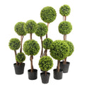 Decorative Garden Indoor Outdoor Supplies Topiary Greenery Boxwood Grass Ball Artificial Bonsai Tree