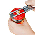 Stainless Steel Silver Multifunctional Corkscrew Polished Metal Can Jar Bottle Opener Kitchen Tool