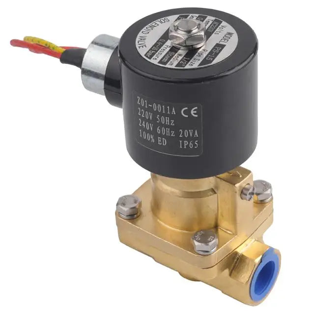 2/2 Way High Temperature Pressure Steam 1/2in 1in Pneumatic Brass Valve Normally Closed Proportional Solenoid Valve