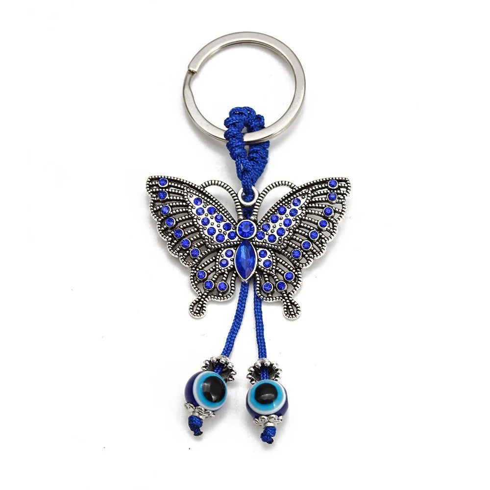 Turkey Devil Eye Tortoise Keychain Elephant Pendant Car Keychain Animal Pendant Decoration