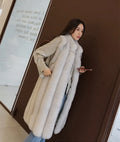 New Arrive Winter Fox Fur Vest Ladies Long Vest With Fur Detail Elegant Real Fur Gilet Women