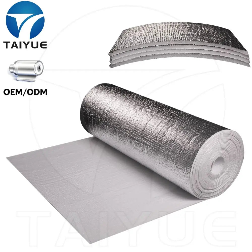 Aluminum Foil EPE Foam Reflective Radiant Barrier Insulation Roll for Metal Building Envelope and Roofing Systems Heat Resistant
