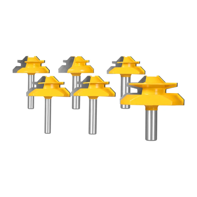 1PC 45 Degree Lock Miter Router Bit Woodworking Milling Cutter for Wood Tools