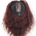 Chinese Virgin Cuticle Aligned Women Human Hair Toupee Kinky Curly Hair Extensions Topper