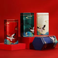 Luxury Food Grade Tinplate Box Creative Hexagon Airtight Tea Tin Cans