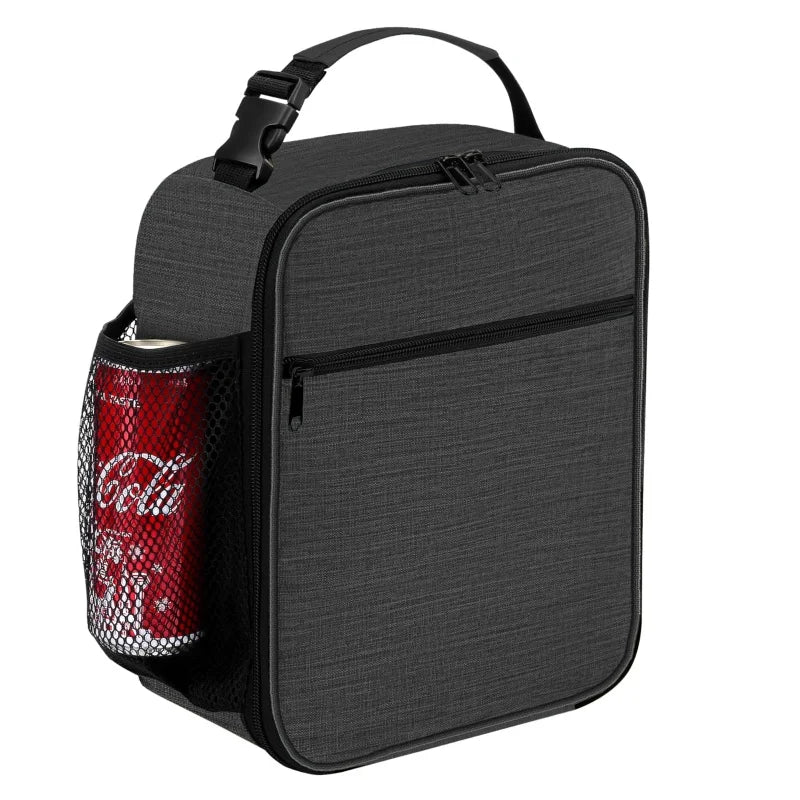 Customized Modern Thermal Portable Lunch Box 600D Oxford Cloth Waterproof Insulated 5.5L Side Pockets Travel Food Preservation
