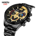 Hot Sale NIBOSI 2397  New Men Quartz Watch Casual Sport Business Waterproof Watch Multi-functional Men Watch Relojes