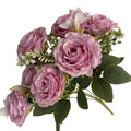 Multicolor Artificial Small Flowers 7 Heads New Polish Roses Flower Heads