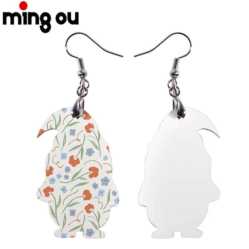 Jewelry Heat Transfer MDF Double-sided Earrings Sublimation Blank Earring