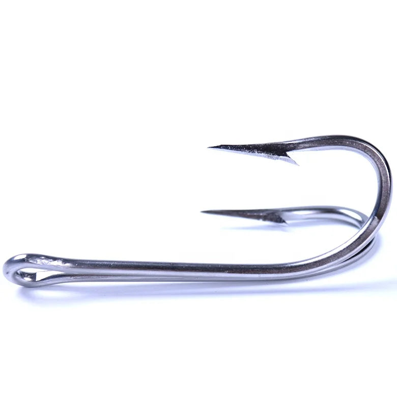 Custom Wholesale Stainless Steel Corrosion Resistant Fishing Hook SS7897 Frog Double Hook