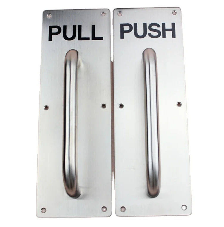 RDA-53 Push Plate Surface Mount and Screws Included Stainless Steel Door Pull and Push Plate