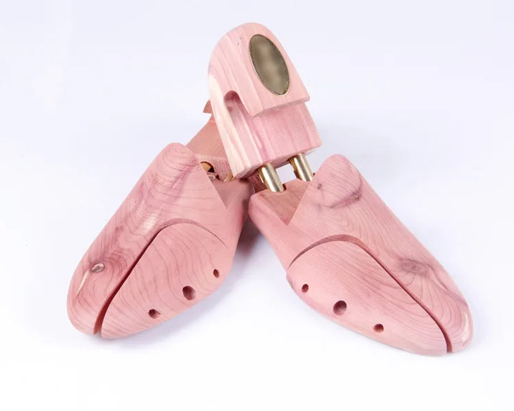 Cedar Shoe Trees Adjustable Red