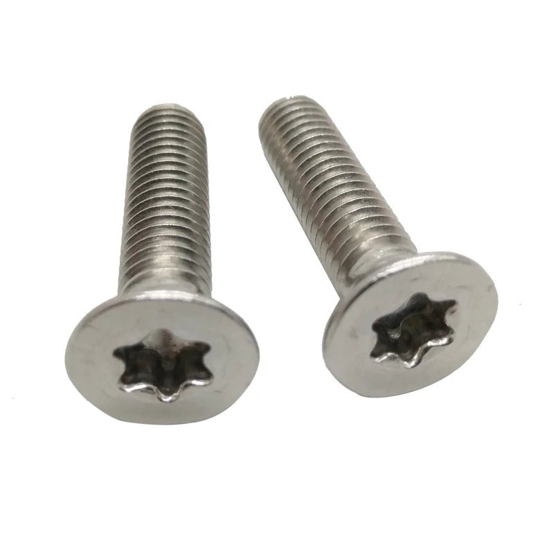 M4 M5 M10 Metric Torx Flat Head Stainless Steel Countersunk Head Anti-Theft Security Screws Fine Thread Industrial Grade CHE