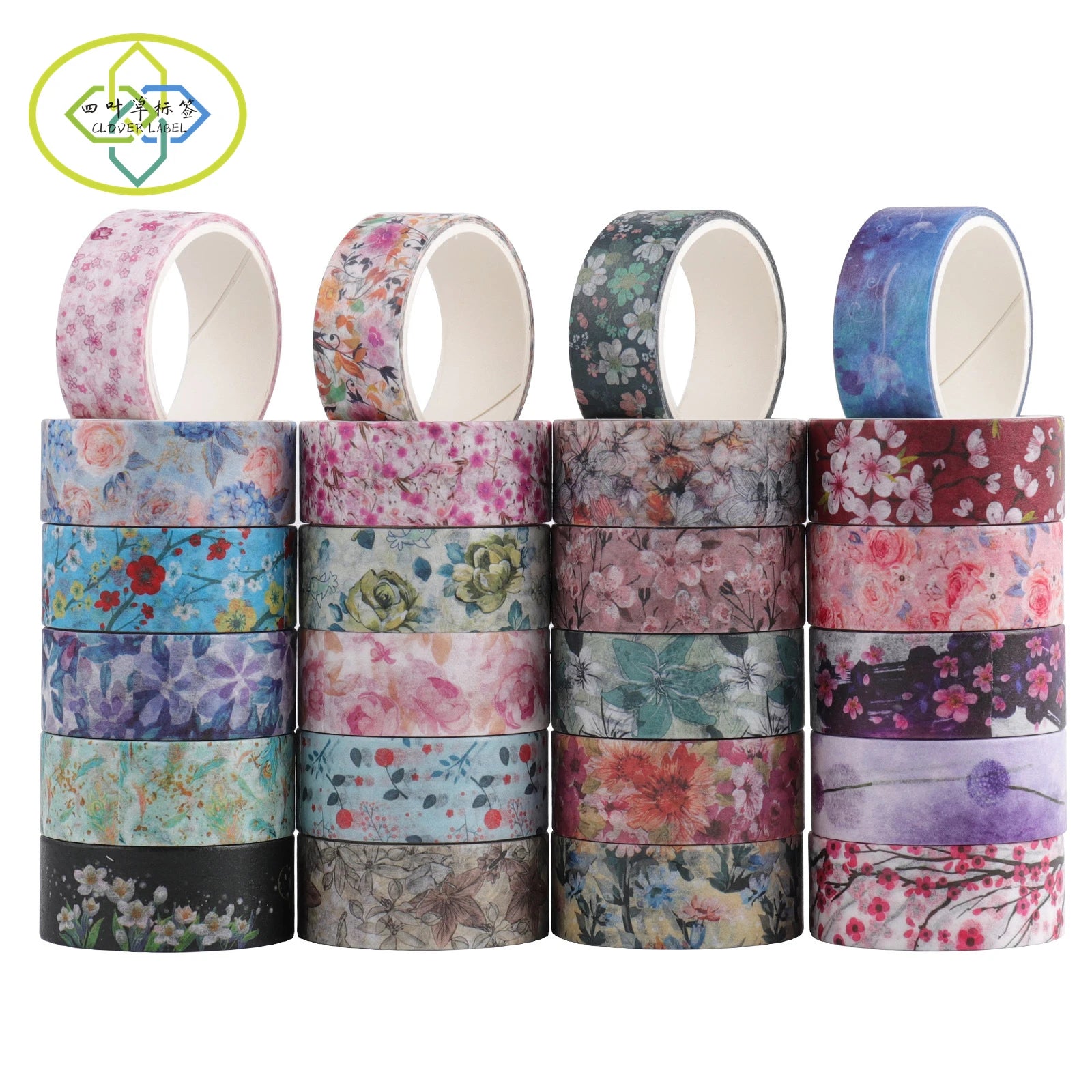 Personal Design Washi Paper Flower Tape Diy Planner Journal Masking Paper Washi Tape
