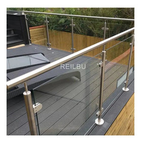 Reilbu Factory Price Stainless Glass Railing Post Modern Design for Balcony