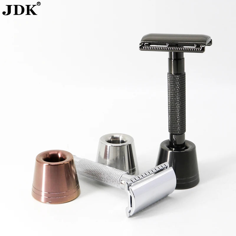 Factory Direct Good Quality Shaver Razor Blades Straight Handle Safety Shaving Razor Holder Stand