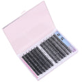 Wholesale Individual False Eyelash Customizedable Diy Cluster Lashes Superfine Band C D Curl with Eyelash Box