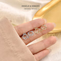 EA01 Fashion 925 Sterling Silver Angel and Devil Stud Earrings for Women Sterling Silver Asymmetric Earrings Cute Jewelry 2025