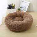 60cm Long Plush Cat Beds Cat Mat Round Soft Bed for Dogs Pet Cushion Cat Bed Sleeping Sofa Mats Pet Manufacturer Drop Shipping