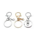 GC220406 Lobster Clasp Keychain Hot Sale Exquisite Metal Waterproof Gold Silver Promotional Keychain Outdoor Handmade DIY Keycha