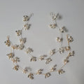 SLBRIDAL Handmade Crystal Rhinestones Freshwater Pearls Alloy Flower Bridal Headband Wedding Hair Accessories Women Hair Jewelry