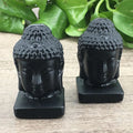 HUIYING Folk Crafts Hand Carved Natural Buddha head for crafts