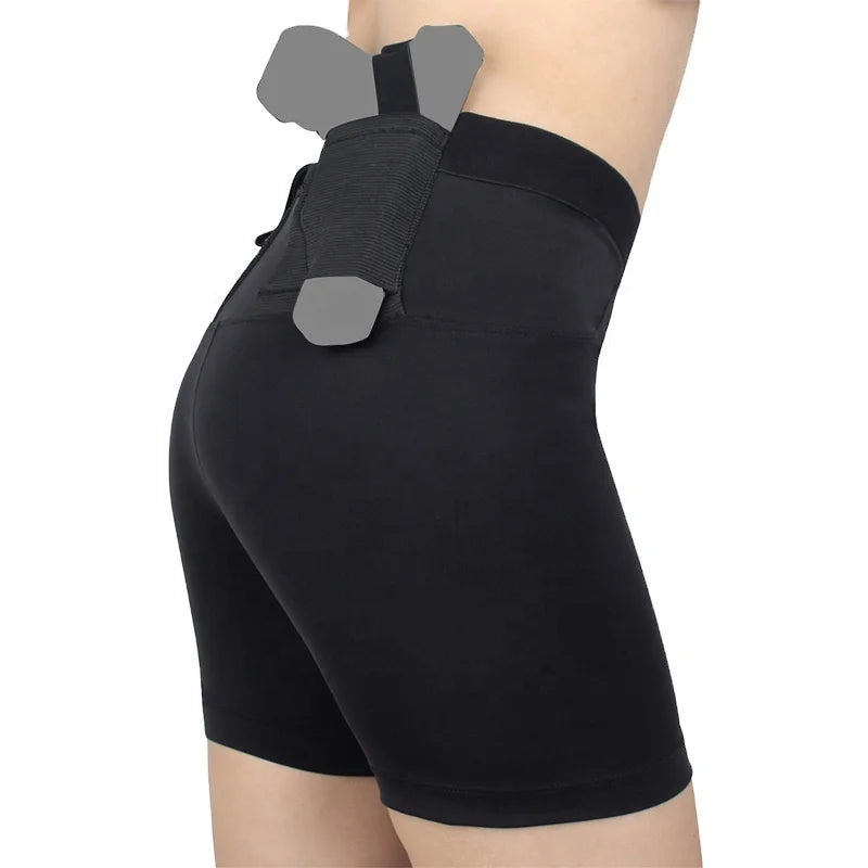 SHERO QT Concealed Carry Holsters with Two Holder Pouch for Short Guns-Black Oxford Material for Women