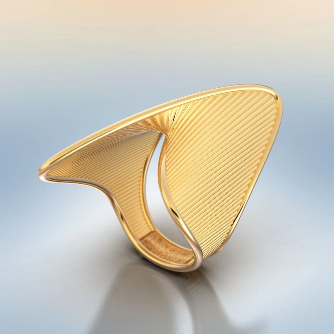 Provence Jewellery Fine Jewelry Hip Hop Design Bridal Wedding 18k Ring Pure Solid Gold