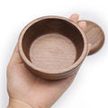 1pc Shaving Brush Bowl Barber Shop Soap Wood Mug With Logo Custom