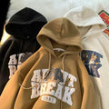 Wholesale Luxury Men's Heavyweight Oversized Hoodie Custom 500gsm French Terry with Embroidery Winter Print No String