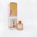 Ready to Ship Round Amber Colored Diffuser Bottle 4.5 oz Reed Diffuser Jars with Caps and Box