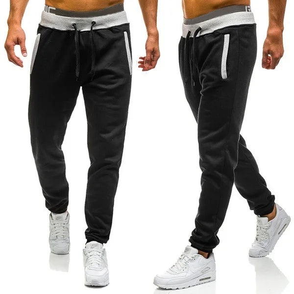 60% Cotton Mens Comfortable Hight Quality Pants Sports Gym Running Fitness Pants