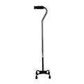 Adjustable Aluminum Walking Stick Lightweight Detachable Outdoor Cane with Four-Point Base