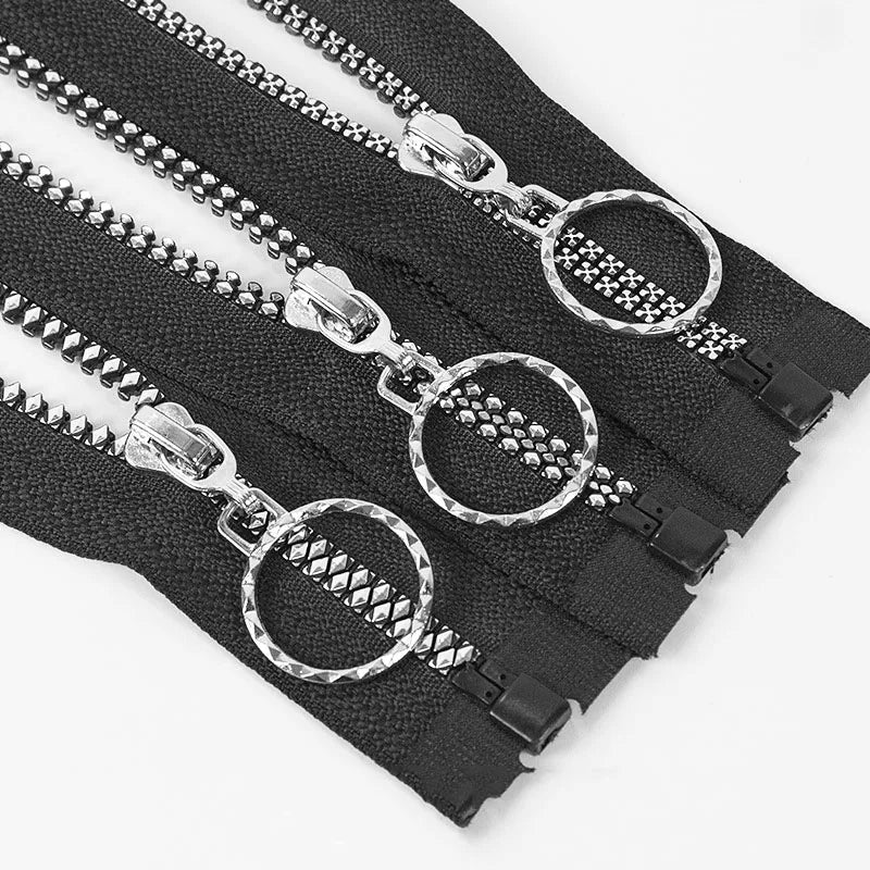 For Deepeel 5# Eco-Friendly Sewing Accessories Open End Resin Zippers with Special Teeth for Clothing Parts