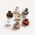 Small Acetate Tortoise Shell Glossy Haarklammer Hair Clip Claws 5CM Square Transparent Shark Hair Clip Medium Claw Clip for Girl