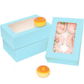 Paper Cups Small White Card Cake Box Food-grade Material Gift Box Packing Candy Box Packaging Bread Kraft Paper Open Window PVC MegaBDM